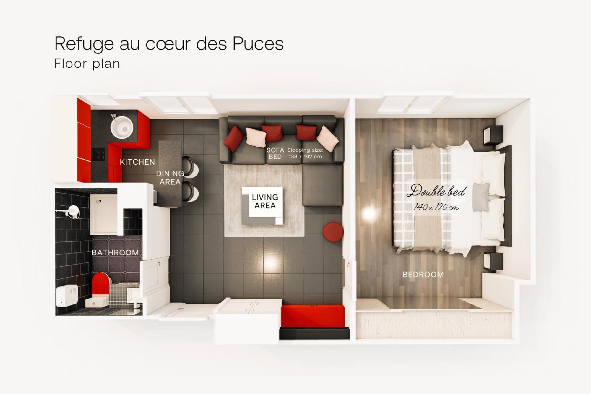 Marche Aux Puces De Saint-Ouen Apartman Kültér fotó